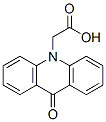 9-Oxo-10-acridineacetic acid Structure