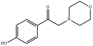 1-(4-HYDROXYPHENYL)-2-(4-MORPHOLINYL)ETHANONE HYDROBROMIDE 结构式