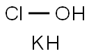 次氯酸钾,7778-66-7,结构式