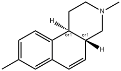 Benz[f]isoquinoline, 1,2,3,4,4a,10b-hexahydro-3,8-dimethyl-, trans- (9CI) Struktur