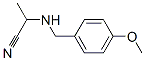 Propanenitrile, 2-[[(4-methoxyphenyl)methyl]amino]- (9CI) Structure
