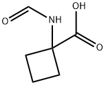 Cyclobutanecarboxylic acid, 1-(formylamino)- (9CI) Structure