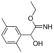 Benzeneethanimidic  acid,  -alpha--hydroxy-2,5-dimethyl-,  ethyl  ester  (9CI) Struktur