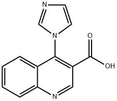 4-(1H-咪唑-1-基)喹啉-3-羧酸, 777810-90-9, 结构式
