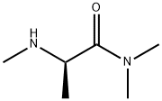 Propanamide, N,N-dimethyl-2-(methylamino)-, (R)- (9CI) 化学構造式