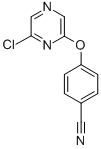 2-CHLORO-6-(4-CYANOPHENOXY) PYRAZINE 结构式