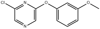2-CHLORO-6-(3-METHOXYPHENOXY) PYRAZINE 结构式