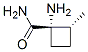 Cyclobutanecarboxamide, 1-amino-2-methyl-, (1S,2R)- (9CI) Structure