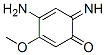 2,4-Cyclohexadien-1-one, 4-amino-6-imino-3-methoxy- (9CI),777851-98-6,结构式