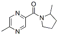 Pyrrolidine, 2-methyl-1-[(5-methylpyrazinyl)carbonyl]- (9CI) 结构式