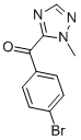 (4-BROMOPHENYL)(1-METHYL-1H-1,2,4-TRIAZOL-5-YL)METHANONE|