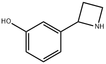 Phenol, 3-(2-azetidinyl)- (9CI) Structure