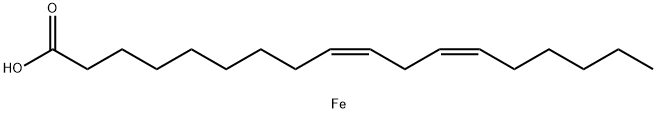 iron (9Z,12Z)-octadeca-9,12-dienoate Structure