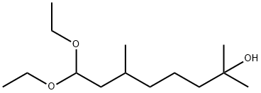 HYDROXY CITRONELLAL DIETHYL ACETAL Structure