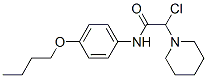 N-(4-butoxyphenyl)-2-(3,4,5,6-tetrahydro-2H-pyridin-1-yl)acetamide chl oride 结构式