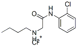 butyl-[(2-chlorophenyl)carbamoylmethyl]azanium chloride 结构式