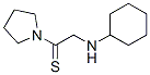 Pyrrolidine,  1-[2-(cyclohexylamino)-1-thioxoethyl]-  (9CI) 结构式