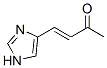 3-Buten-2-one, 4-(1H-imidazol-4-yl)- (9CI) 化学構造式