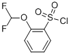 2-(二氟甲氧基)苯磺酰氯 结构式