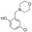 4-chloro-2-(morpholin-4-ylmethyl)phenol Structure