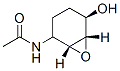 Cyclohexanol, 1R-4-acetamido-2,3-cis-epoxy- 结构式