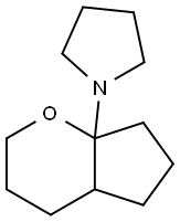 Pyrrolidine, 1-(hexahydrocyclopenta[b]pyran-7a(2H)-yl)- (9CI) Structure