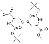 N,N'-DI-BOC-(L)-CYSTINE-DIMETHYL ESTER Structure