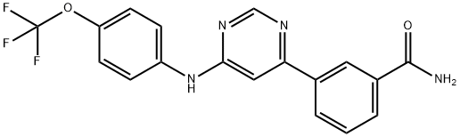 3-[6-[4-(トリフルオロメトキシ)アニリノ]ピリミジン-4-イル]ベンズアミド price.