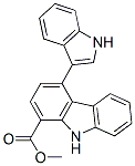 4-(1H-Indol-3-yl)-9H-carbazole-1-carboxylic acid methyl ester,77828-60-5,结构式