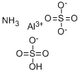 硫酸铝铵,7784-25-0,结构式