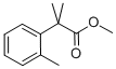 α,α,2-Trimethylbenzeneacetic acid methyl ester Structure