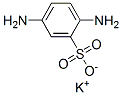 2,5-Diaminobenzenesulfonic acid potassium salt Structure