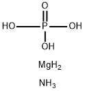 正磷酸氨镁, 7785-21-9, 结构式