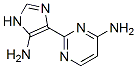 4-Pyrimidinamine,  2-(5-amino-1H-imidazol-4-yl)- 化学構造式