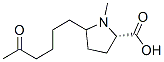 Proline, 1-methyl-5-(5-oxohexyl)- (9CI),778524-15-5,结构式