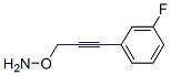 Hydroxylamine, O-[3-(3-fluorophenyl)-2-propynyl]- (9CI) 化学構造式