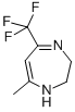 2,3-DIHYDRO-5-METHYL-7-TRIFLUORMETHYL-1H-1,4-DIAZEPINE Structure