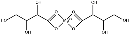(2R,3S)-2,3,4-トリヒドロキシブタン酸マグネシウム 化学構造式