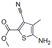 2-Thiophenecarboxylicacid,5-amino-3-cyano-4-methyl-,methylester(9CI),778611-27-1,结构式