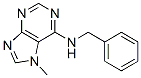 6-BENZYLAMINO-7-METHYLPURINE Structure