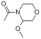 1-(3-METHOXY-MORPHOLIN-4-YL)-ETHANONE Struktur