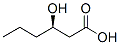 [R,(-)]-3-Hydroxyhexanoic acid 结构式