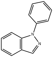 1-フェニル-1H-インダゾール 化学構造式
