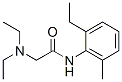 2-(ジエチルアミノ)-N-(2-エチル-6-メチルフェニル)アセトアミド 化学構造式