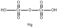 MERCURY(2+),OXIDO-(OXIDO(DIOXO)CHROMIO)OXY-DIOXOCHROMIUM,7789-10-8,结构式