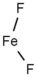 鉄(II)ジフルオリド 化学構造式