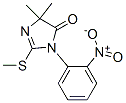 4,4-Dimethyl-2-(methylthio)-1-(2-nitrophenyl)-2-imidazolin-5-one 结构式