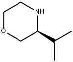 (S)-3-Isopropylmorpholine Struktur
