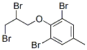 1,3-dibromo-2-(2,3-dibromopropoxy)-5-methylbenzene Struktur