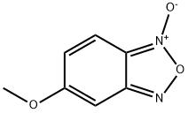 5-メトキシベンゾフラザン-1-オキシド 化学構造式